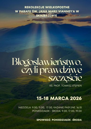 rekolekcje wielkopostne 2026